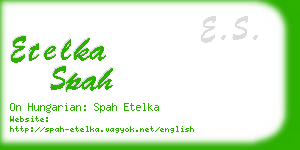 etelka spah business card